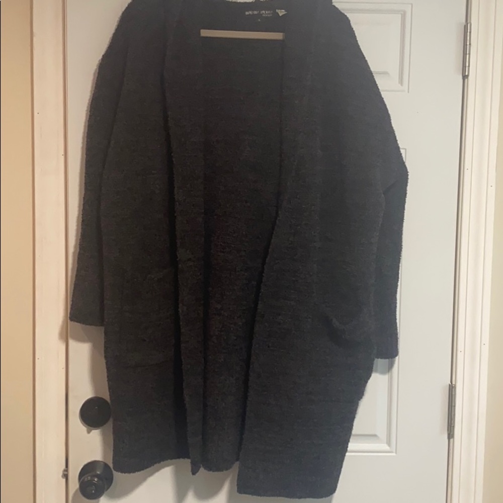 like new barefoot dreams hooded cardi XL
